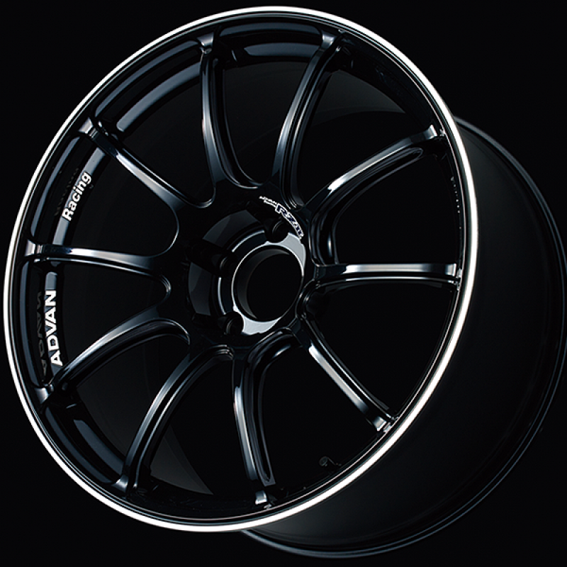 Advan RZII 18x8.5 / +51 Offset / 5x114.3 / 73mm Bore / Racing Gloss Black and Ring YAZ8H51EB