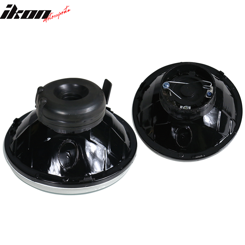 Universal Clear Lens 5in 2PCS Round Headlights Conversion Head Lamps