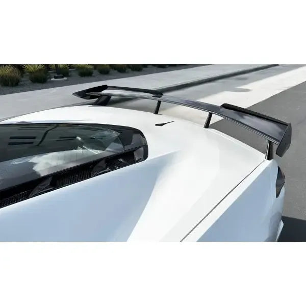 GT Styling Wickerbill High Wing 2 Pcs Black Chevrolet Corvette 2020-2024