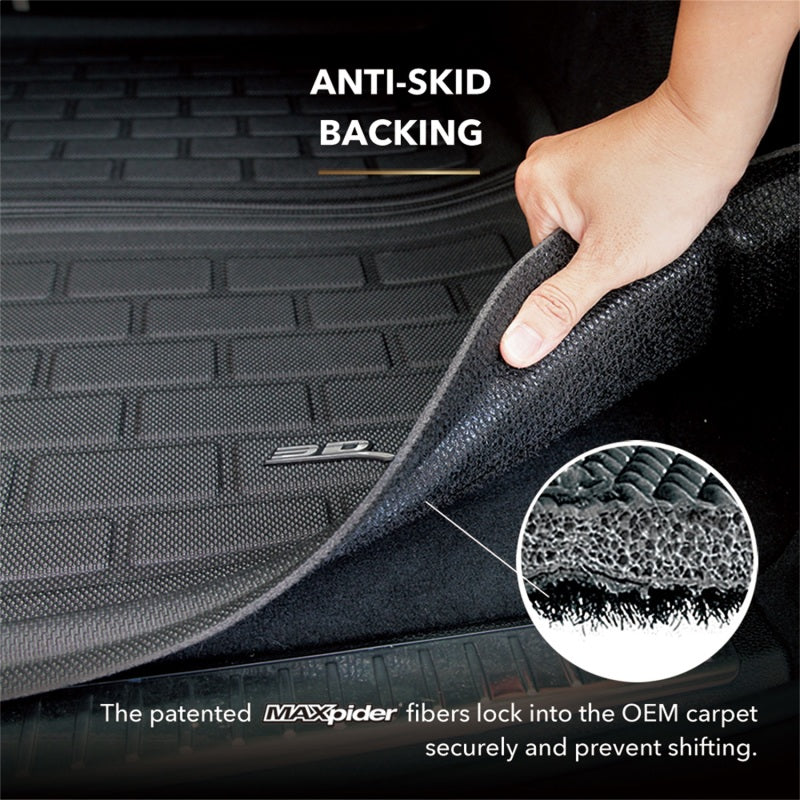 3D MAXpider 2017-2020 Jaguar/ Land Rover F-Pace/ Range Rover Velar Kagu Cargo Liner - Black M1JG0121309