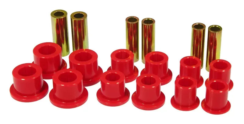 Prothane 99-04 Ford F250/350 SD 2WD | 4WD Front Leaf Spring Bushings - Red