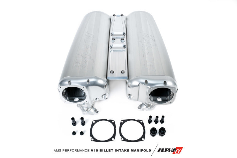 AMS Performance V10 Audi R8 / Lamborghini Huracan / Performante Billet Intake Manifold - CLR Anodize ALP.37.08.0001-1