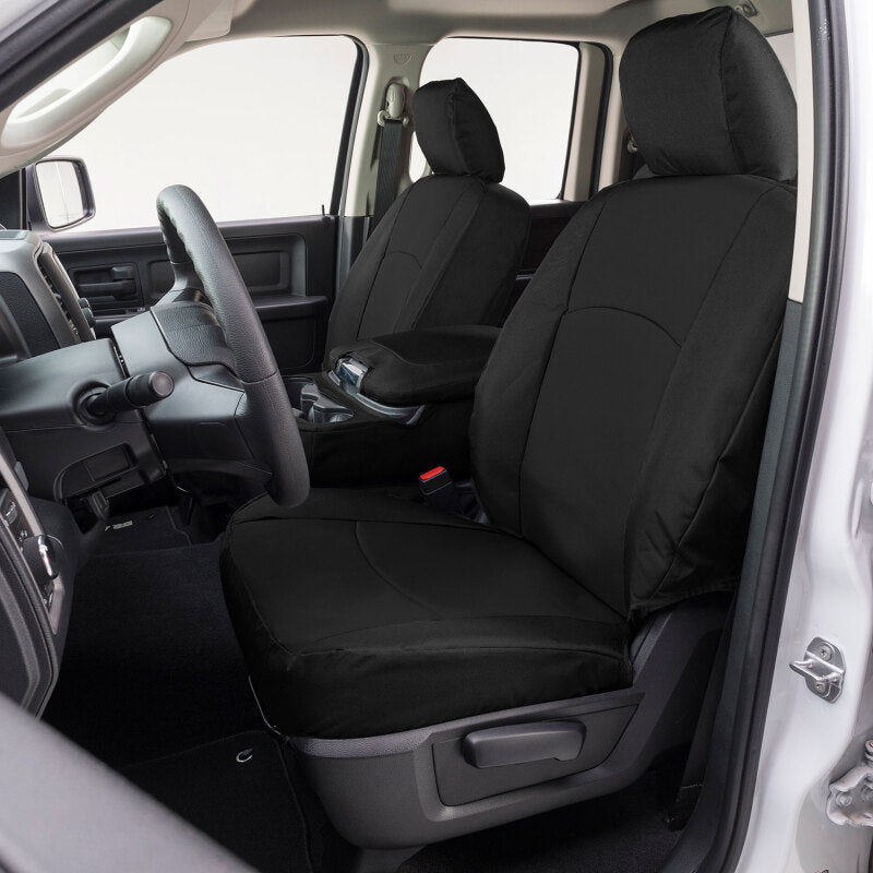 Covercraft 2024+ Ford F150 King Ranch Endura PrecisionFit Custom Front Row Seat Covers - Black/Black GTF4419ABENBK