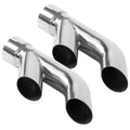MagnaFlow 2.25in. Round Polished Exhaust Tip 35218 - Universal Fit, 2.5in Inlet