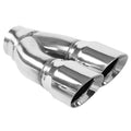 MagnaFlow 3in. Round Polished Exhaust Tip 2.25in. Inlet for Universal Fitment 35227