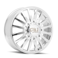 Cali Off-Road 9110D Summit Dually 20x8.25 / 8x165.1 BP / -232mm Offset / 121.3mm Hub Polished Wheel 9110D-2881PMR232