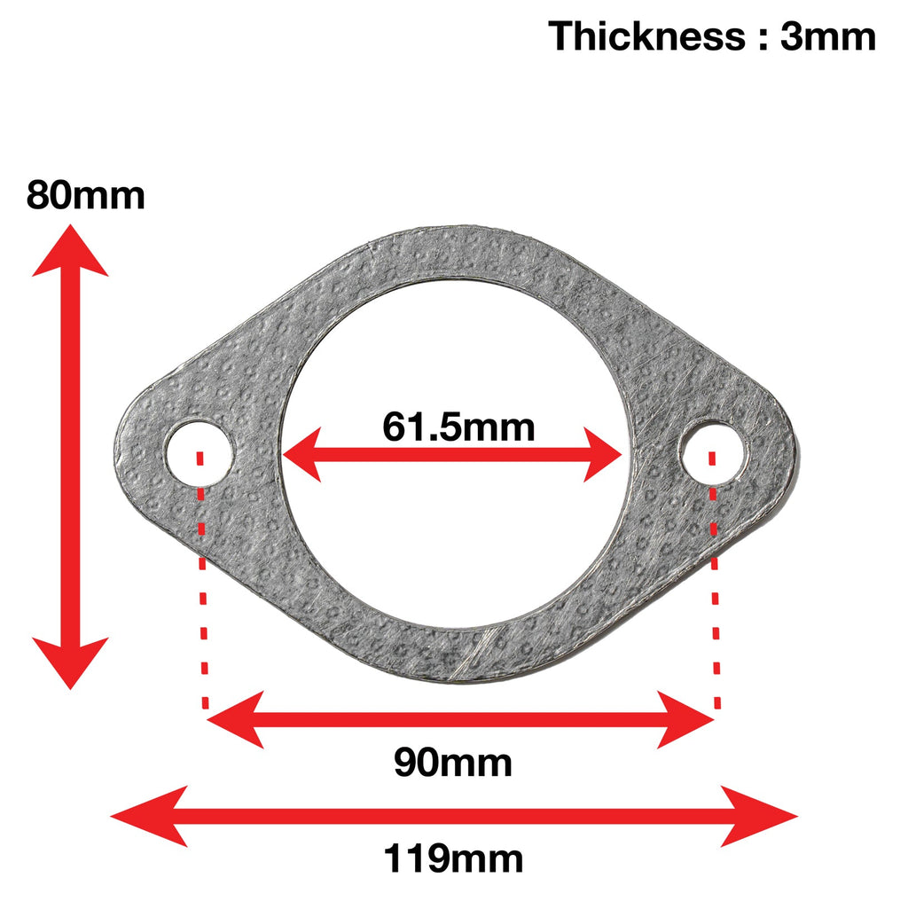 APEXi A'PEXi - Exhaust Gasket (Two Bolt) - Replacement