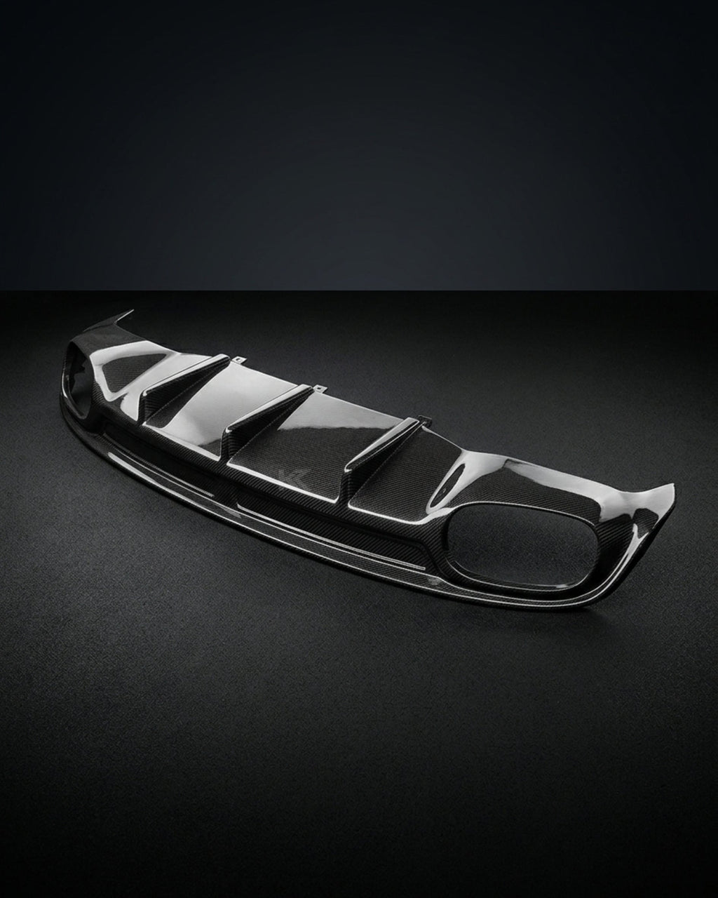 2013–2016 Audi A7 S-Line C7 Sportback Rear Bumper Diffuser – Carbon Fiber