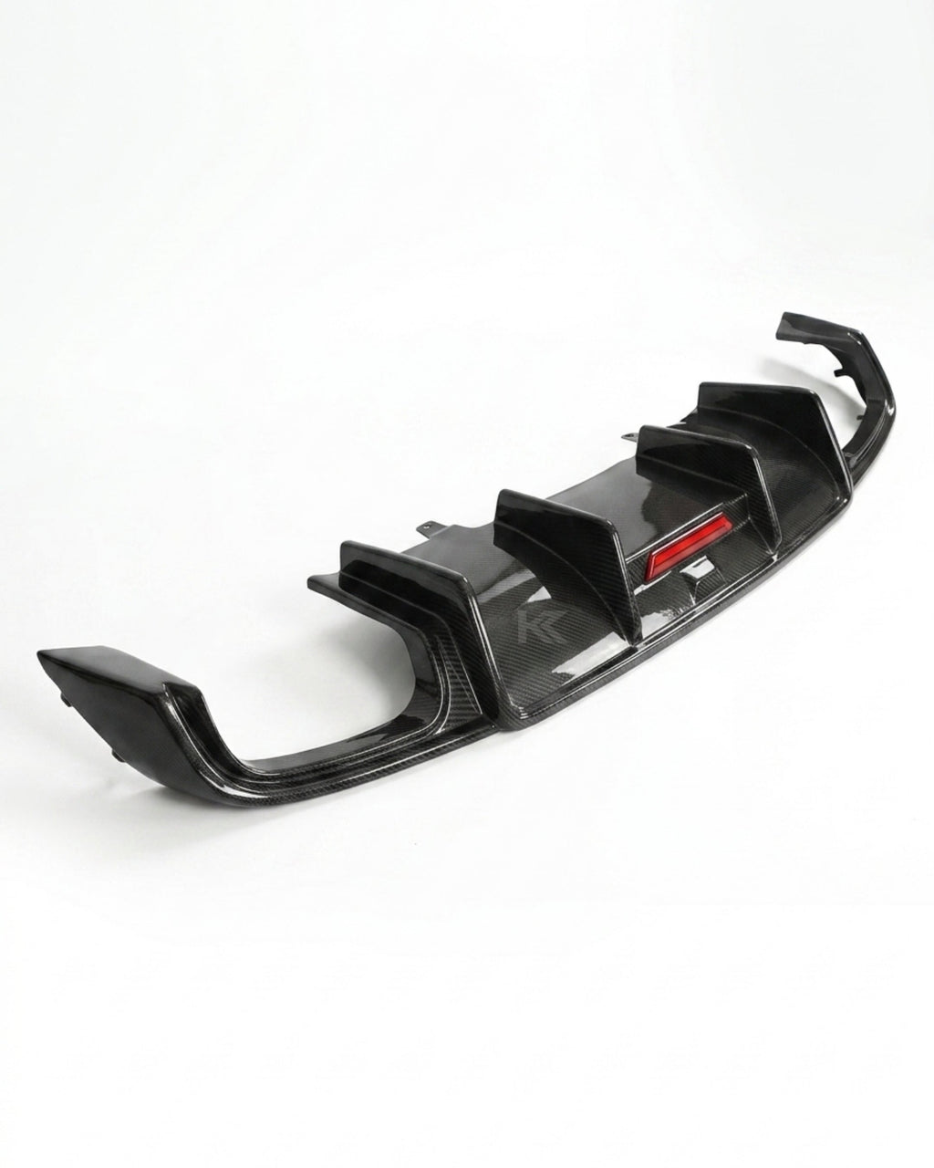 2018–2019 Audi A4 B9 Sedan Rear Bumper Diffuser – Carbon Fiber