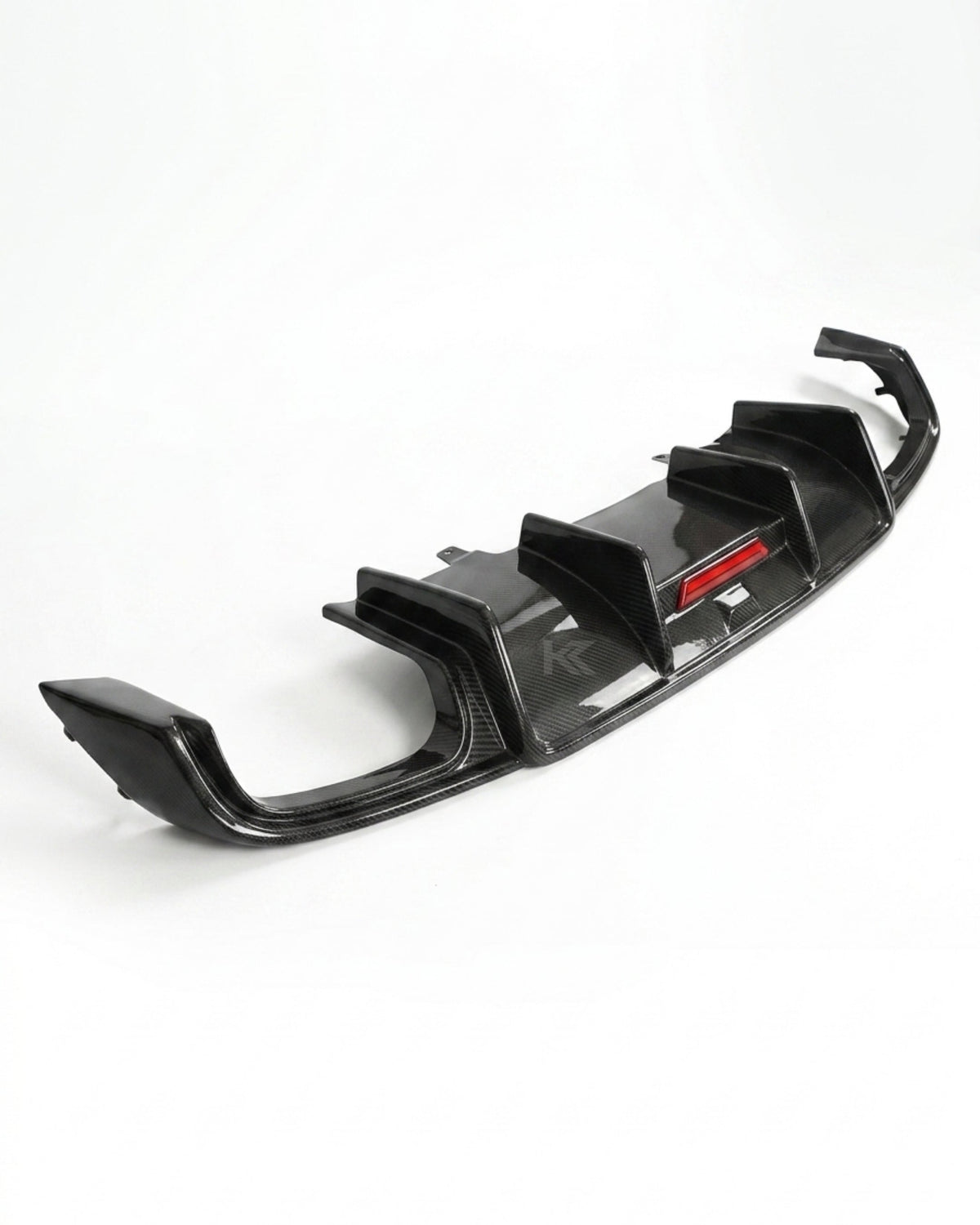 2018–2019 Audi A4 B9 Sedan Rear Bumper Diffuser – Carbon Fiber