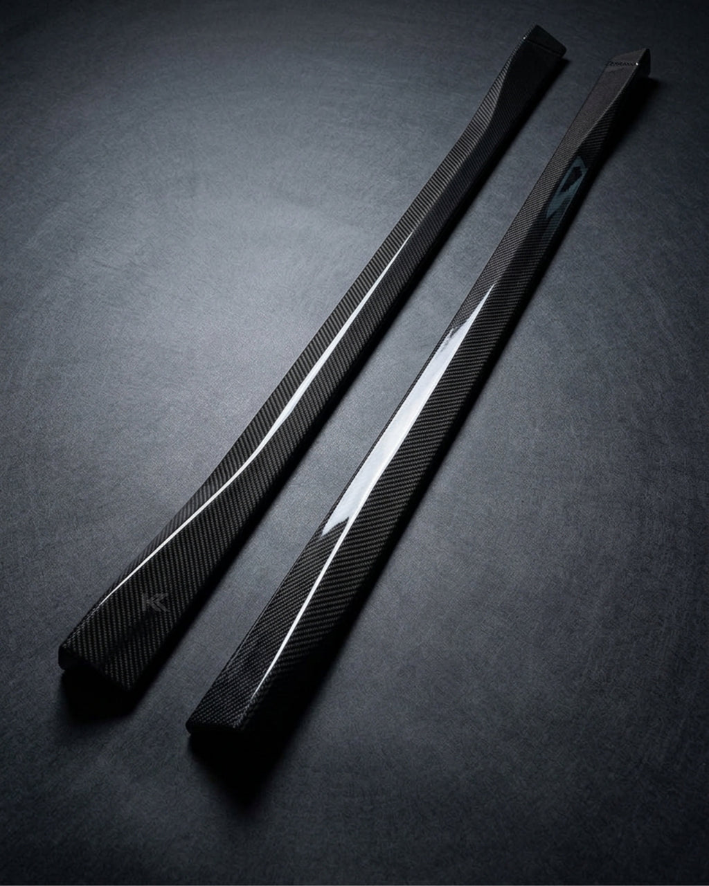2015–2020 Volkswagen Transporter / Multivan / Caravelle T6 Side Skirt Extensions – Carbon Fiber