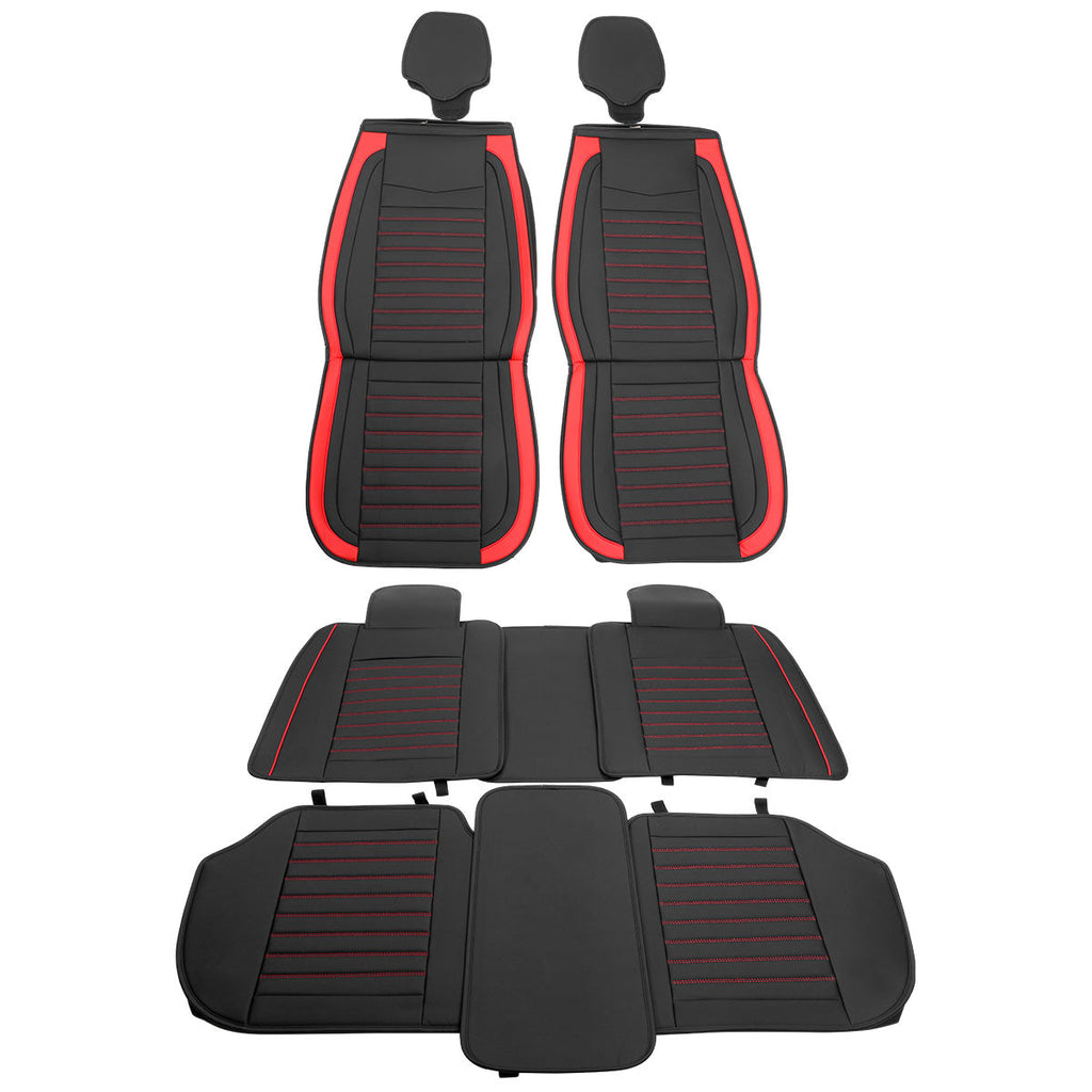 Universal Car Seat Covers Cushion Protecots PU Leather - 02 Style