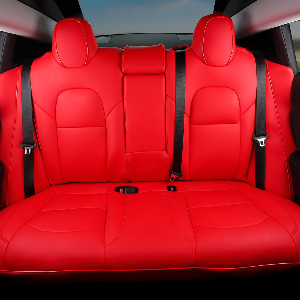 2017-2023 Tesla Model 3 Front Rear 5-Seat Seat Covers Leather