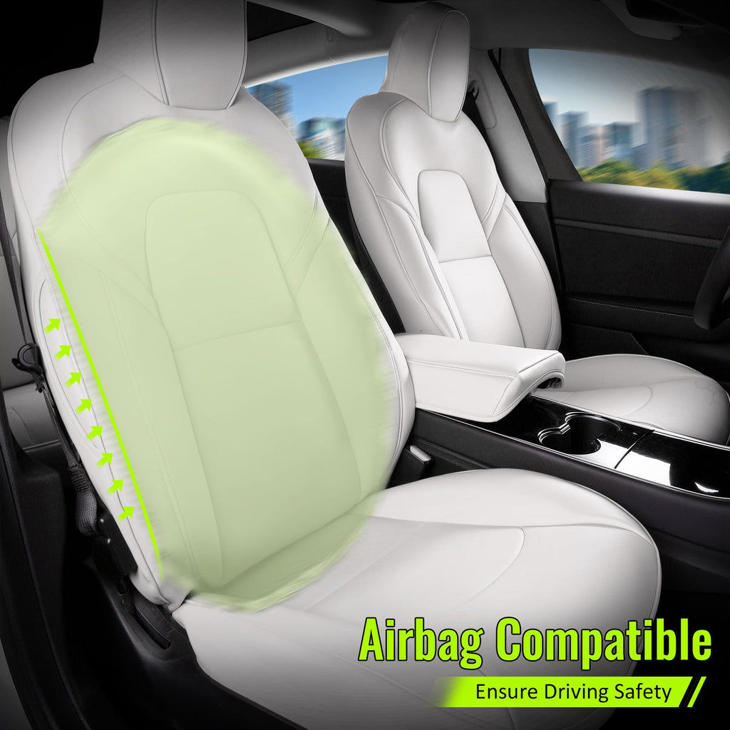 2017-2023 Tesla Model 3 Front Rear 5-Seat Seat Covers Leather
