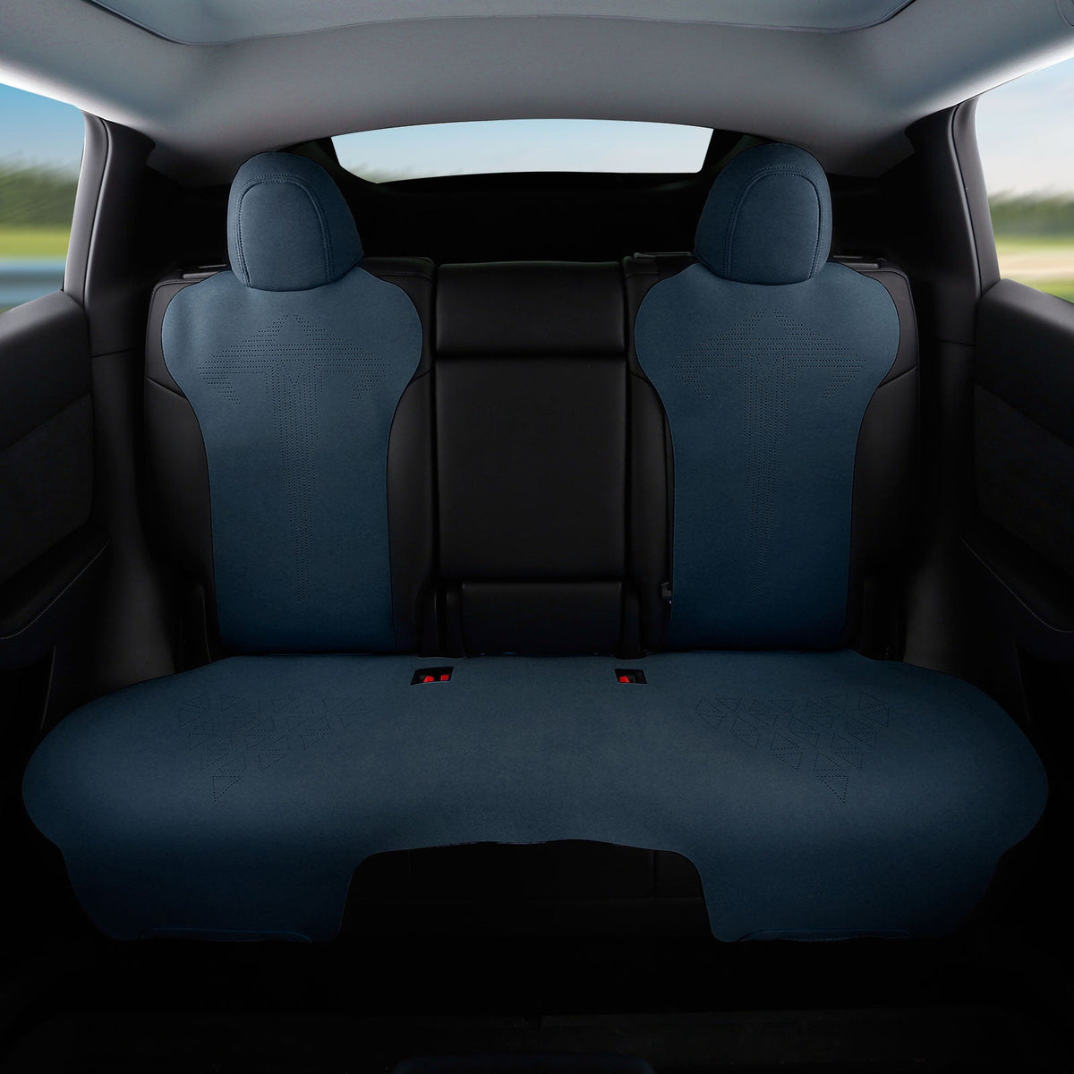 2017-2023 Tesla Model 3 Seat Covers Cushions V1 Suede Leather