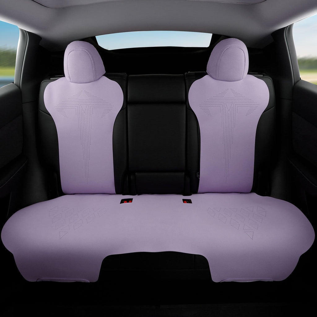 2017-2023 Tesla Model 3 Seat Covers Cushions V1 Suede Leather
