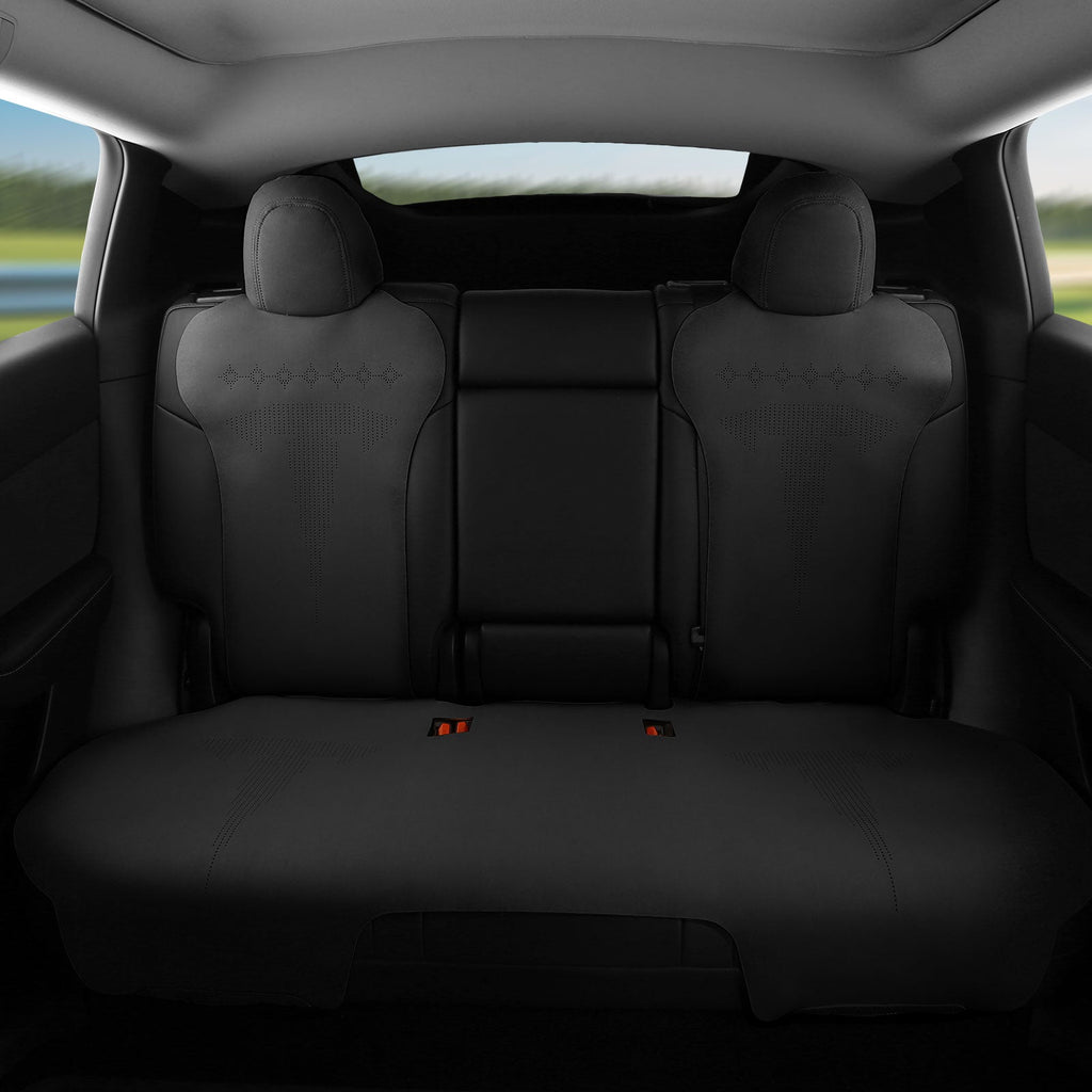 2020-2024 Tesla Model Y Seat Covers Cushions V2 Suede Leather