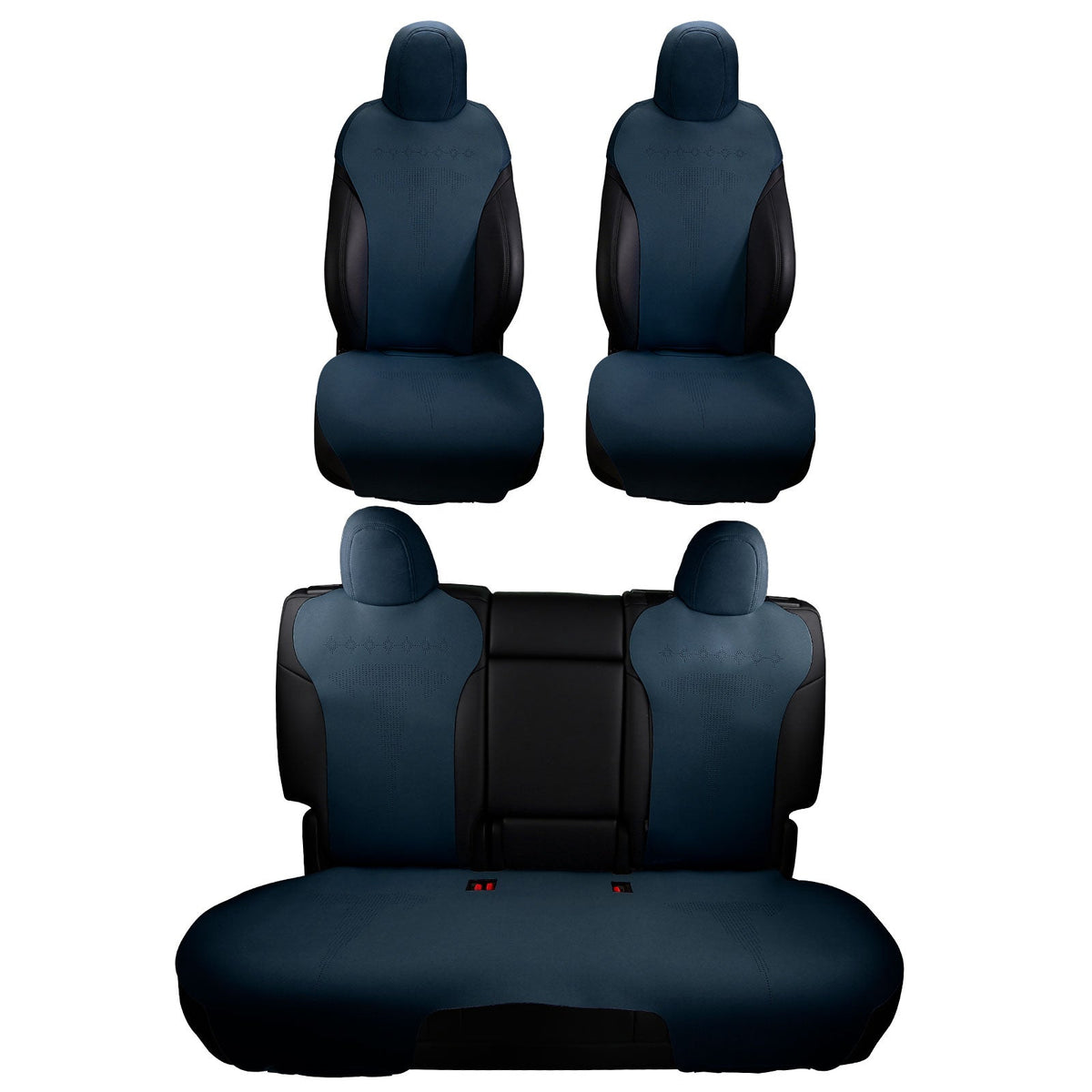 2020-2024 Tesla Model Y Seat Covers Cushions V2 Suede Leather
