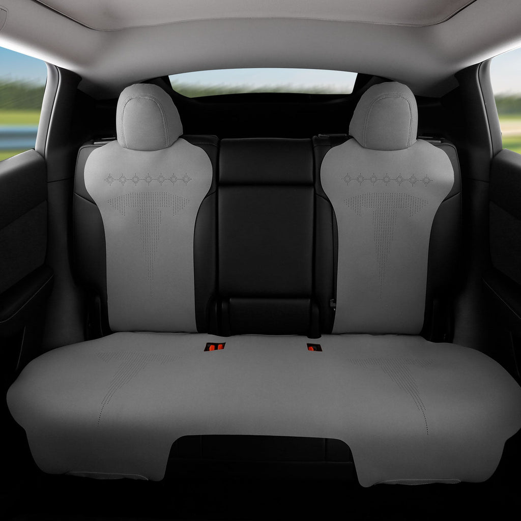 2020-2024 Tesla Model Y Seat Covers Cushions V2 Suede Leather