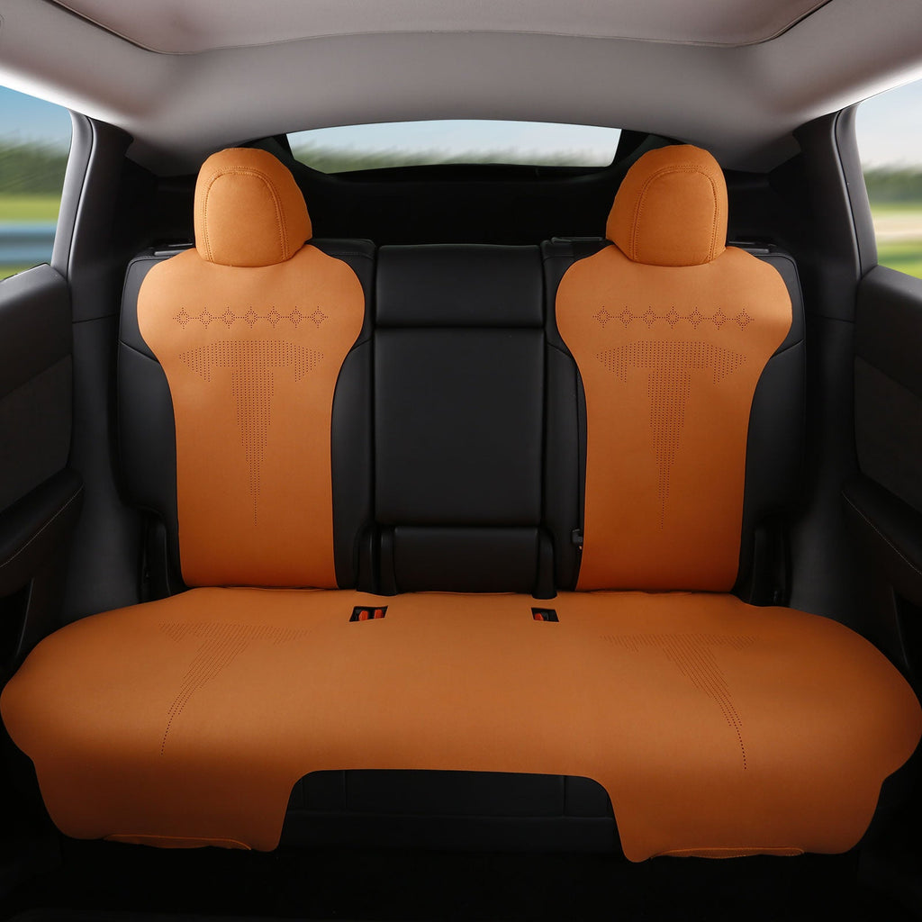 2020-2024 Tesla Model Y Seat Covers Cushions V2 Suede Leather