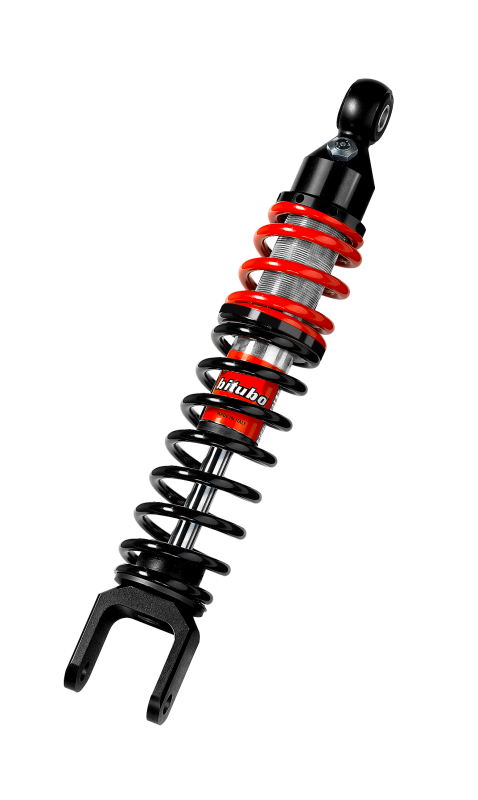 Bitubo Suspension Bitubo YXB0 Monoshock Rear Adjustable: Spring Preload, Red And Black Springs SC020YXB01