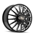 Cali Off-Road 9110D Summit Dually 20x8.25 / 8x200 BP / 115mm Offset / 142mm Hub Gls Blk Mill Wheel 9110D-2877BMF115