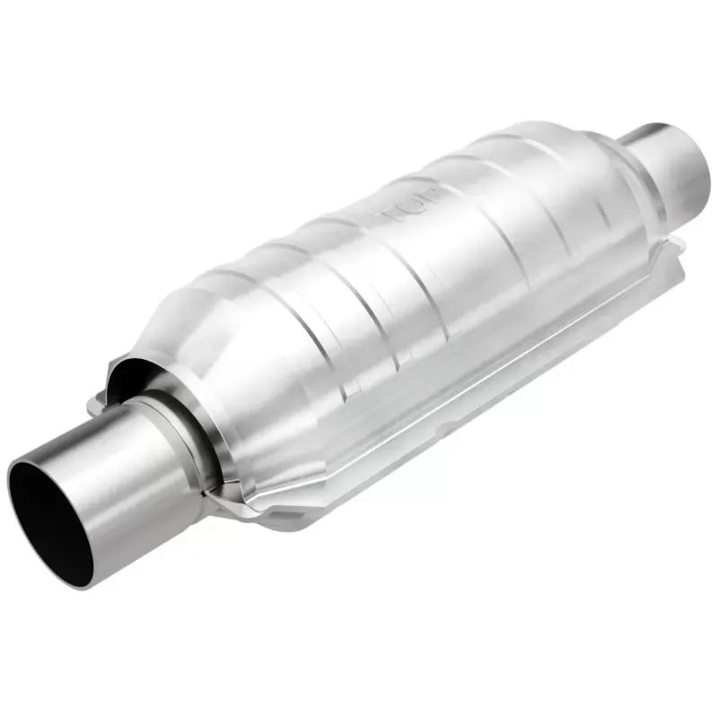 MagnaFlow Universal Catalytic Converter 454305, 2.25in, Stainless Steel, CARB Compliant