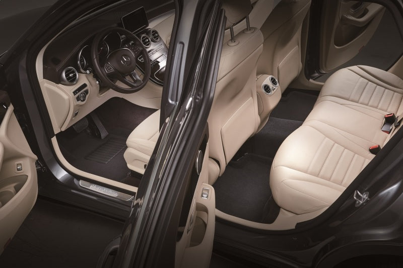 3D MAXpider 17-20 Ford Fusion Elegant 1st 2nd Row - Floor Mat Set (Black) L1FR10904709