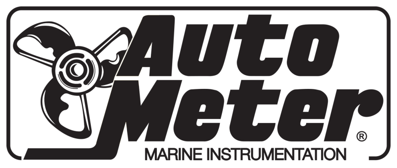 Autometer Gauge GPS Speedometer 3-3/8in 200 MPH Marine Silver Gauge 200639-33