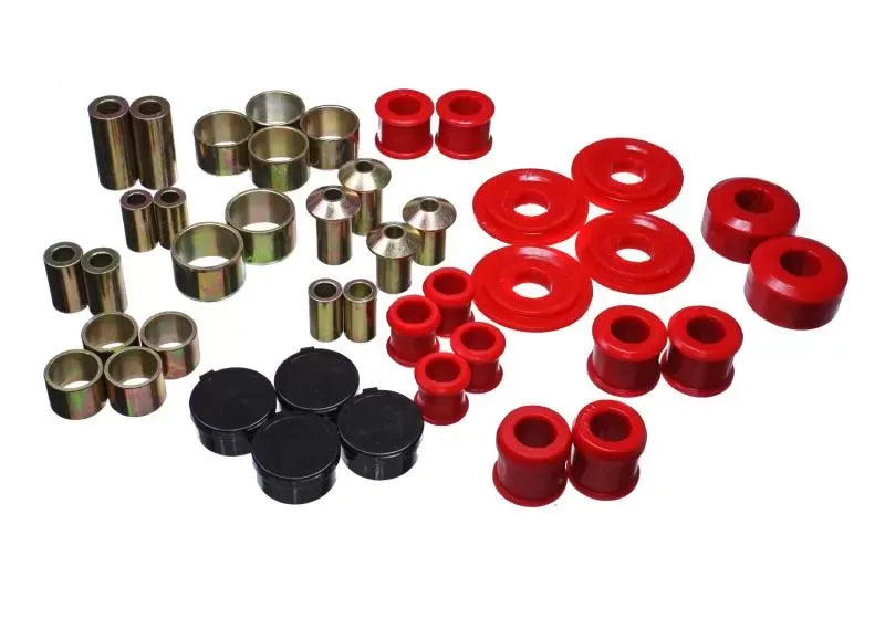 Energy Suspension Control Arm Bushing Set (Red) Ford Mustang EcoBoost Rear 2015