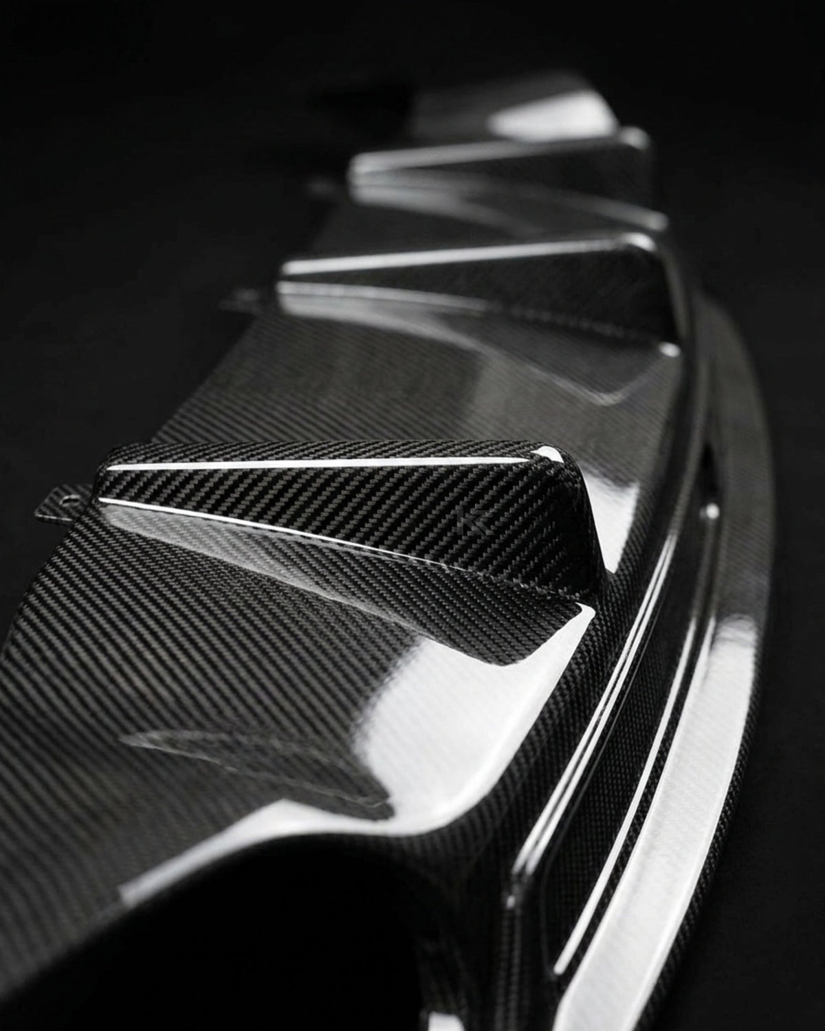 2013–2016 Audi A7 S-Line C7 Sportback Rear Bumper Diffuser – Carbon Fiber