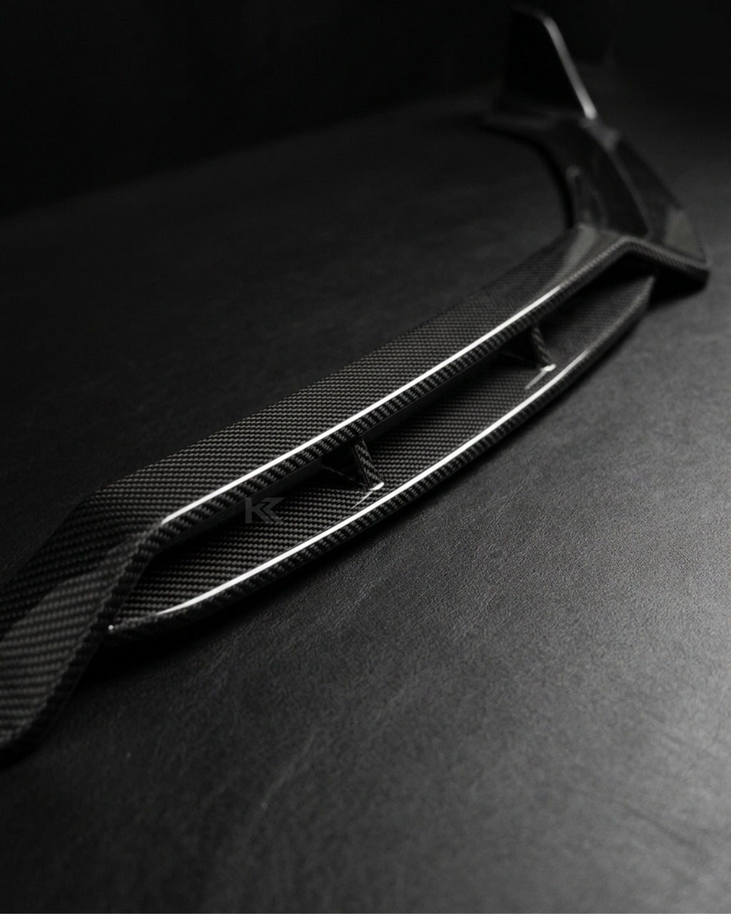 2017–2019 Audi A4 S-Line / S4 B9 Sedan Front Valance Lip – Carbon Fiber