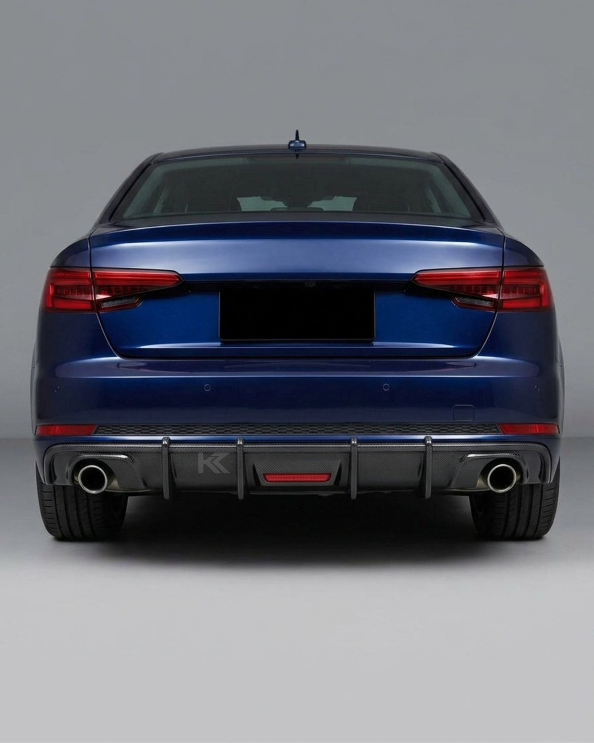 2018–2019 Audi A4 B9 Sedan Rear Bumper Diffuser – Carbon Fiber