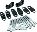 BikeMaster Aluminum Handlebar Risers 1-1/8in - Black 151989
