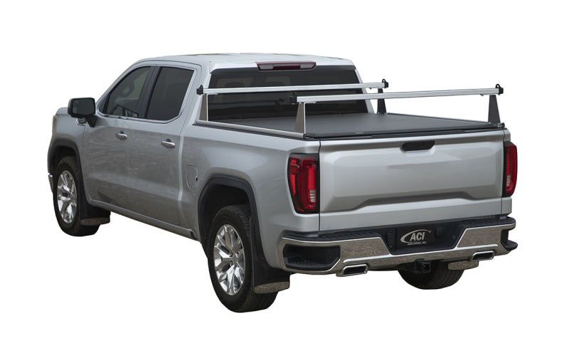 Access ADARAC Aluminum Uprights 12in Vertical Kit (2 Uprights w/ 72in Cross Bar) - Silver Truck Rack 4003830