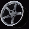 Advan GT for Porsche 18x10.0 / +40 Off / 5x130 / 71.6mm Bore / Machining and Hyper Platinum Black YAQ8K40PMPB