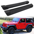 2018-2024 Jeep Wrangler JL 2 Door OE Textured Black Running Boards ABS