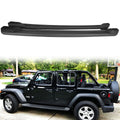2018-2024 Jeep Wrangler JL 4-Door OE Textured Black Running Boards ABS