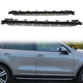 2011-2018 Porsche Cayenne OE Black Silver Side Running Boards Aluminum