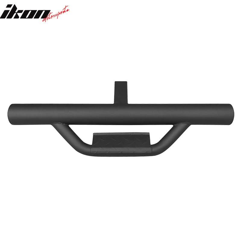 Universal Cabs V1 Black Powder Coated Rear Step Bumper Guard Steel