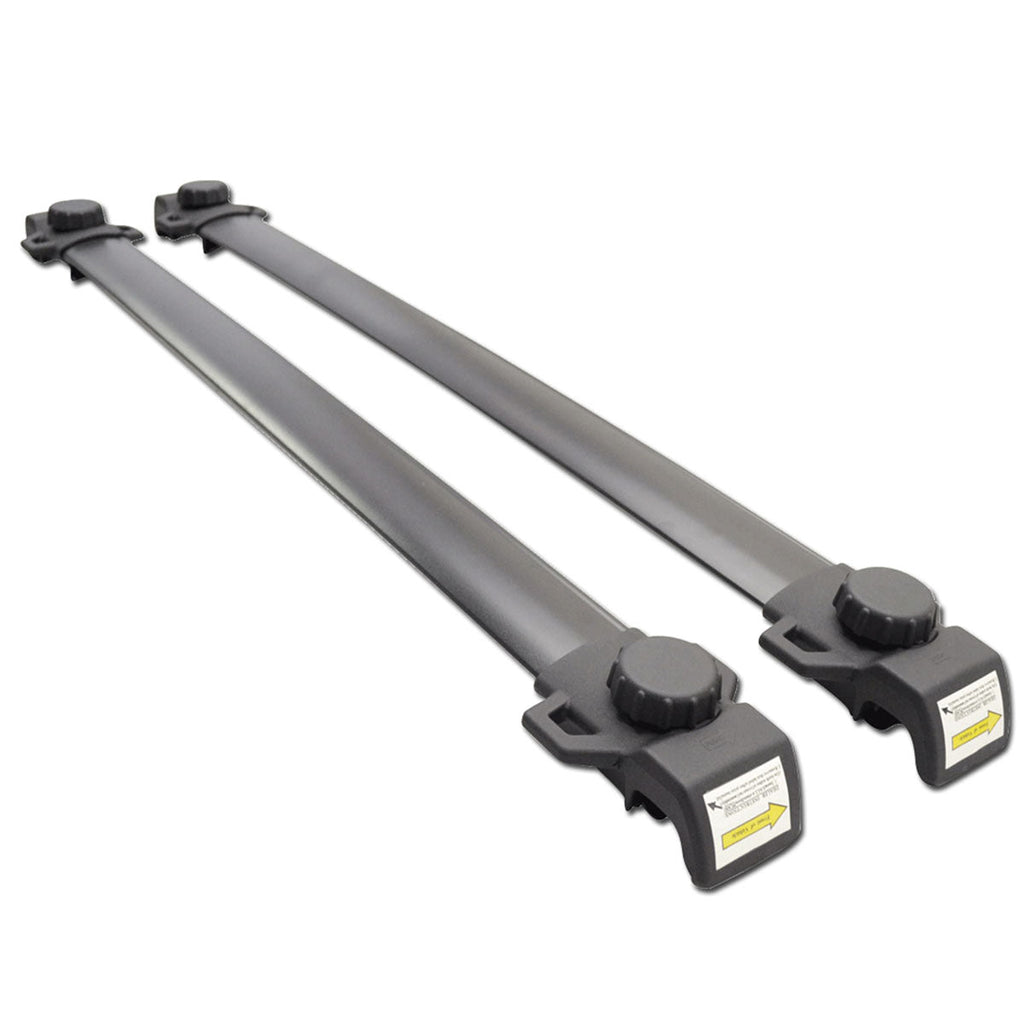 2009-2020 Dodge Journey OE Black Cross Bar Roof Rack Aluminum ABS