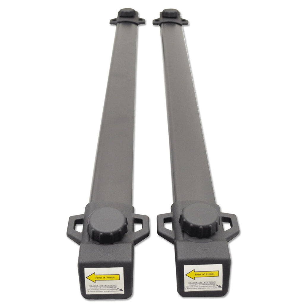 2009-2020 Dodge Journey OE Black Cross Bar Roof Rack Aluminum ABS