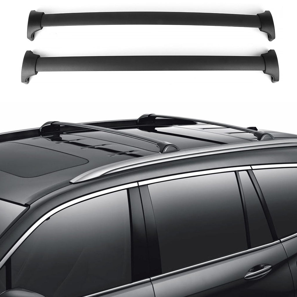 2016-2022 Honda Pilot OE Style Black Roof Rack Cross Bar Aluminum