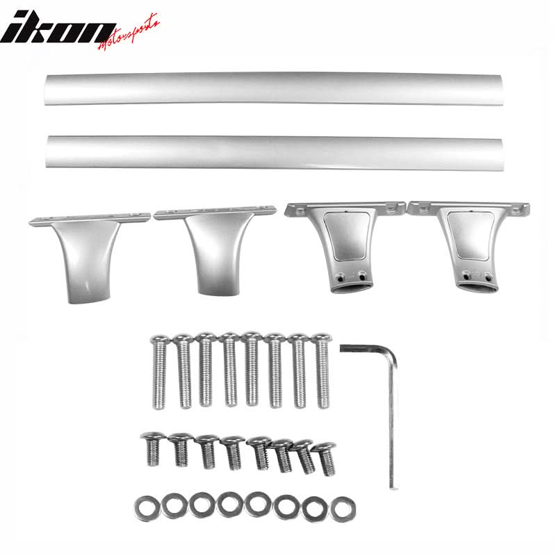 2014-2020 Nissan Rogue OEM Style Silver Roof Rack Cross Bar Aluminum