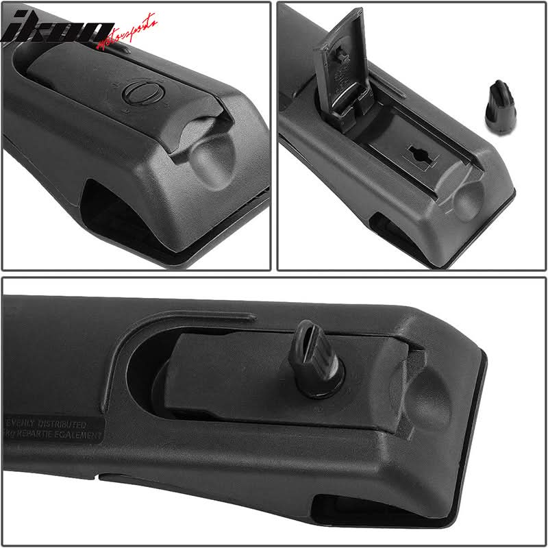 2013-2018 Toyota RAV4 OEM Style Black Roof Rack Cross Bar Aluminum