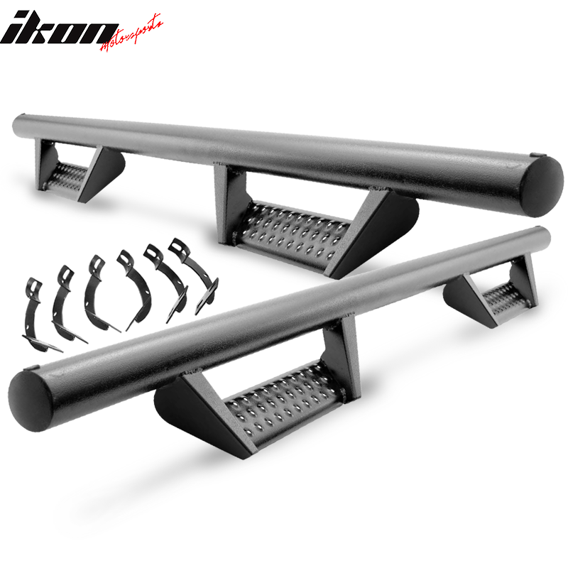 2009-2023 Dodge Ram Crew Cab BCK Style Black Running Boards
