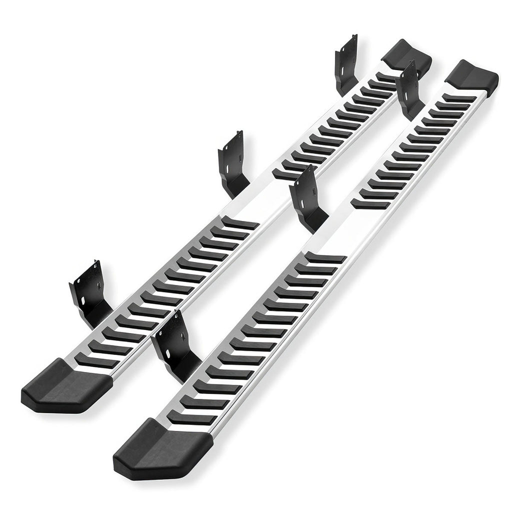 1999-2016 Ford F-250 Super Duty V Type Running Boards Stainless Steel