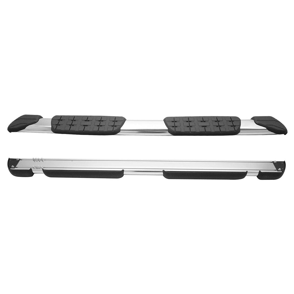 2007-2021 Toyota Tundra Double Cab OE Silver Running Boards Aluminum