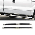 2004-2014 Ford F150 Extended Cab OE Silver Black Running Board Steel