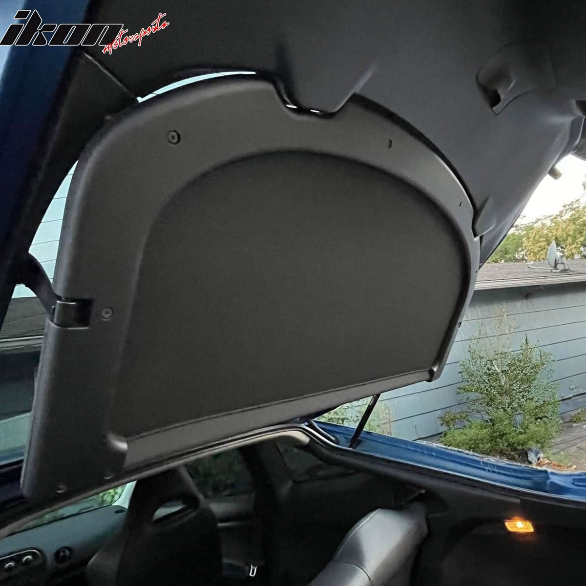 2002-2006 Acura RSX OEM Style Black Retractable Cargo Cover